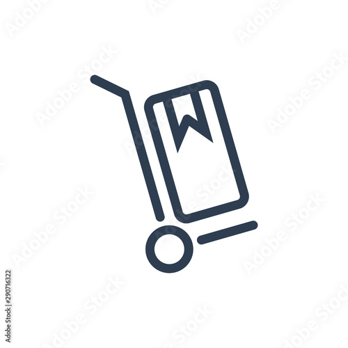 Hand truck icon