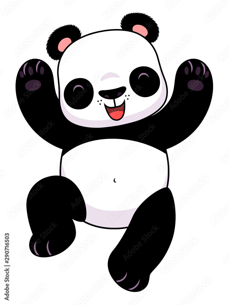 Fototapeta premium Happy panda