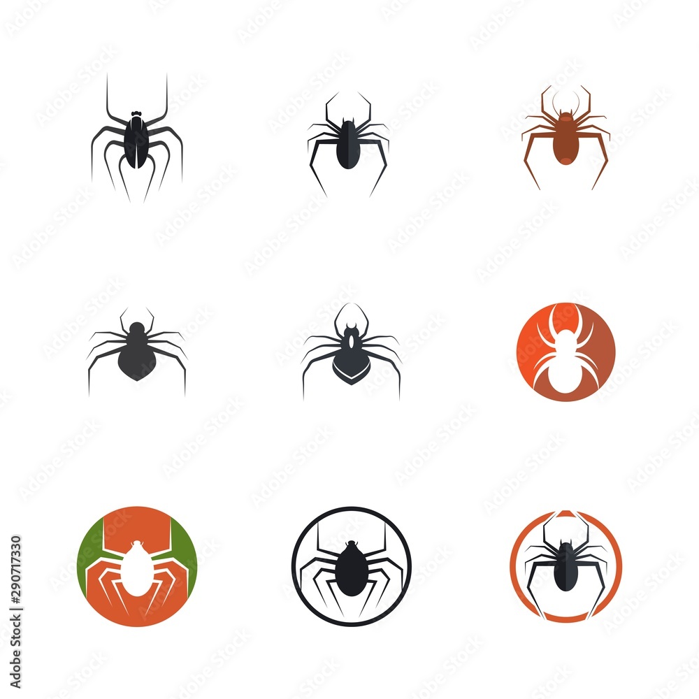 spider ilustration logo spider ilustration logo