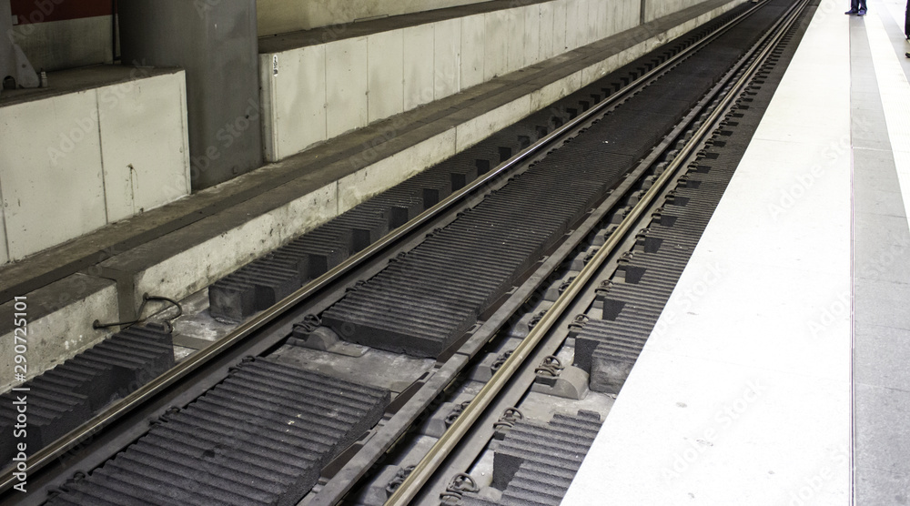 Tram rails iron Tram rails iron