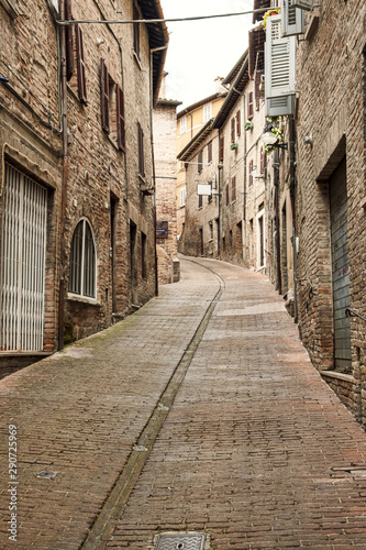 Urbino old city. Color image
