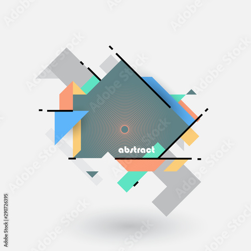 abstract vector geometric shapes
