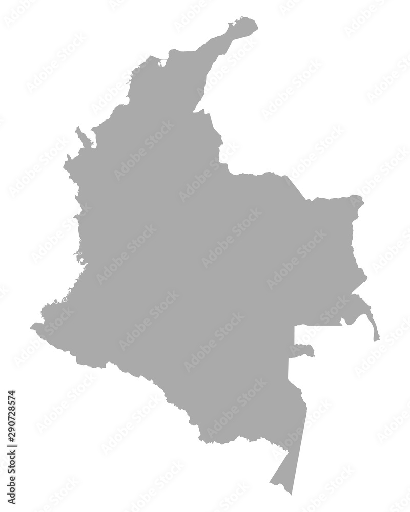 Karte von Kolumbien