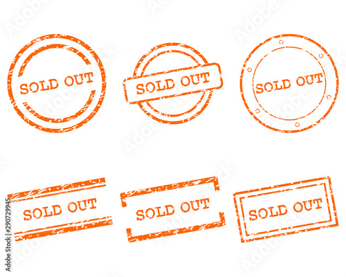 Sold out Stempel