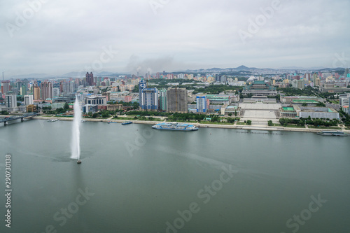 City skyline  Pyongyang  Democratic People s Republic of Korea  DPRK   North Korea