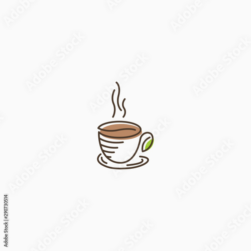 Coffee cup Logo Icon Design Template