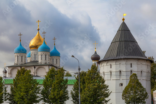 Photography Novospassky Monastery is a historically stavropegic male monastery of the Russian Orthodox Church, located in Moscow behind Taganka, on Krutitsky Hill, off the banks of the Moskva River