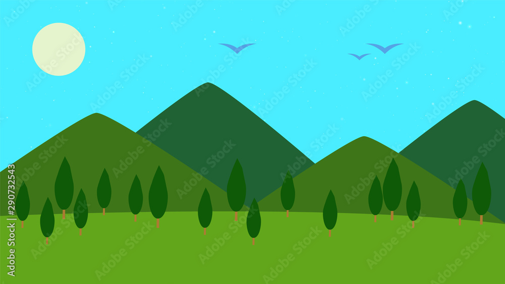 spring landscape background, mountains, nature, blue, sky spring landscape background, mountains, nature, blue, sky