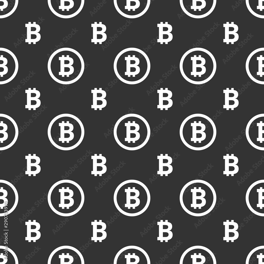 Bitcoin pattern. Vector illustration. Bitcoin pattern. Vector illustration.