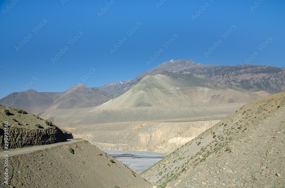 Fototapeta premium Desert of Nepal, Upper Mustang