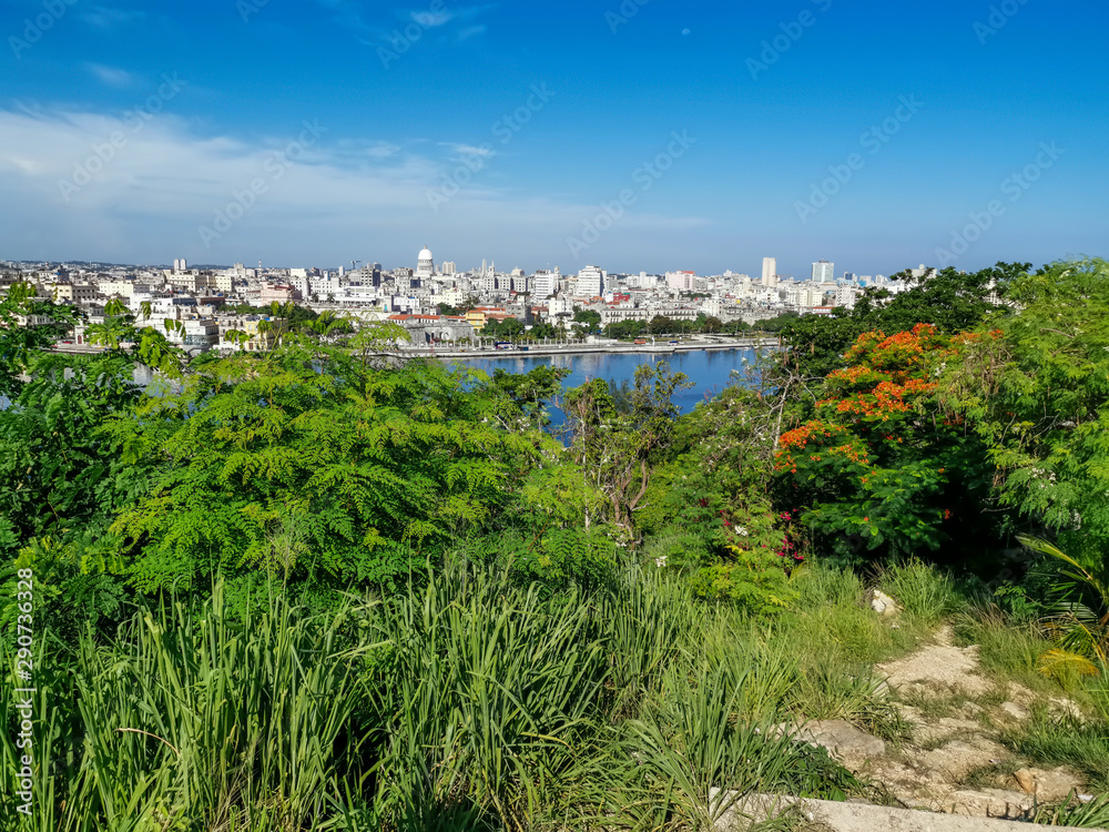 Panoramic view of the city of Havana, Cuba