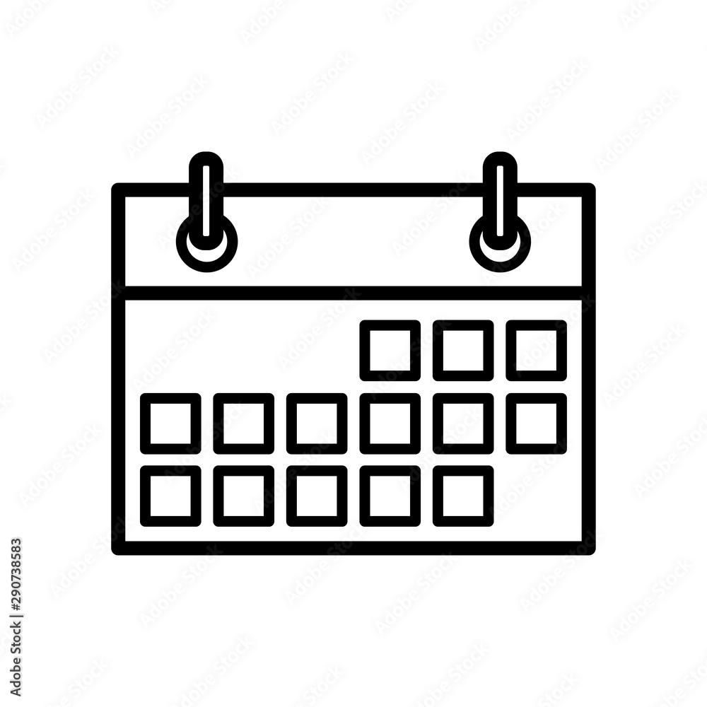 calendar - schedule icon vector design template calendar - schedule icon vector design template