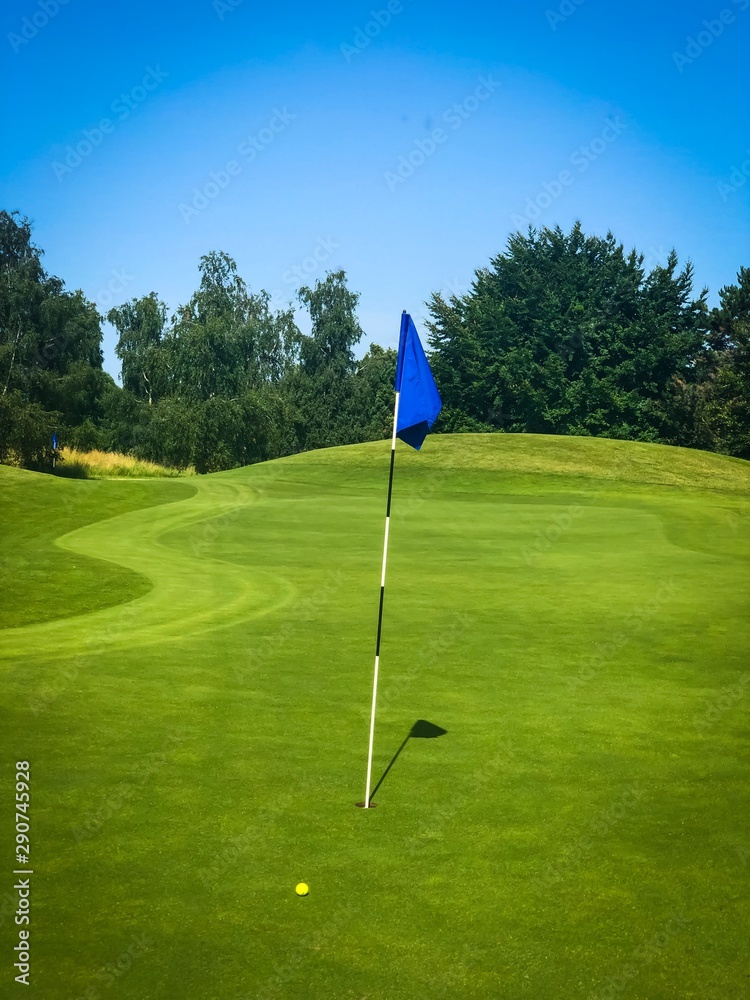 Obraz premium drapeau de golf