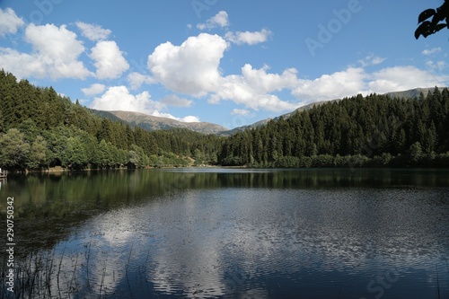 Mountain forest lake reflection landscape. Savsat/ Artvin  © murat