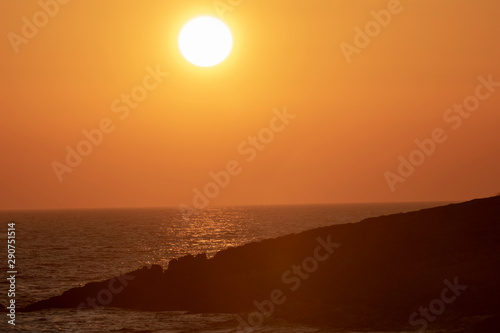 Sunset on Kamenjak peninsula  Istria  Croatia