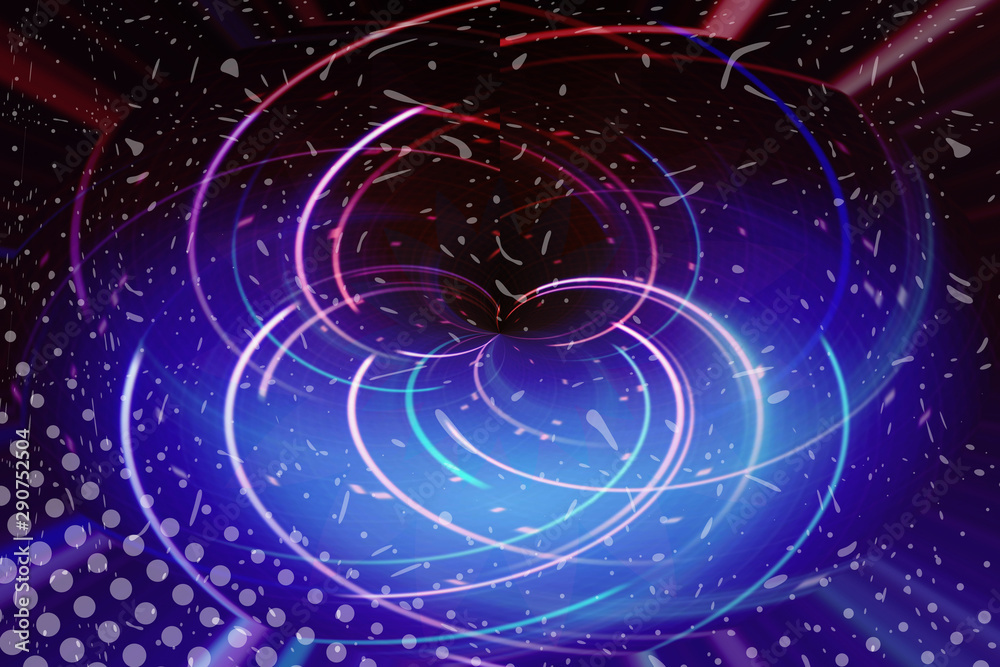 Obraz premium abstract, pattern, blue, texture, light, backdrop, color, illustration, design, colorful, graphic, wallpaper, art, halftone, digital, pink, glowing, green, bright, space, rainbow, dots, red, disco