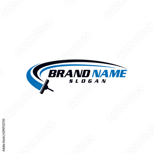 cleaning clean service logo icon vector template