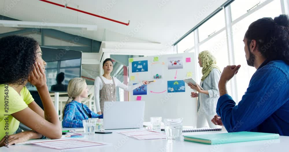 Creative presentation in a modern office Creative presentation in a modern office