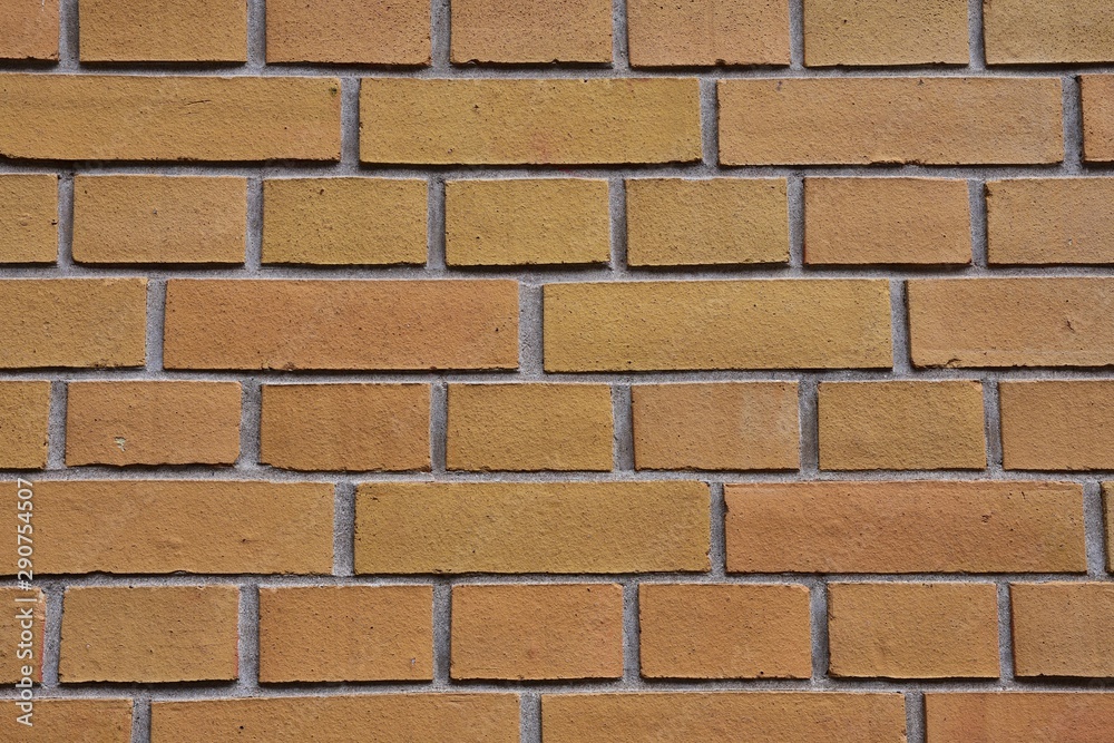 Obraz premium Brown brick wall. Close-up. Texture.