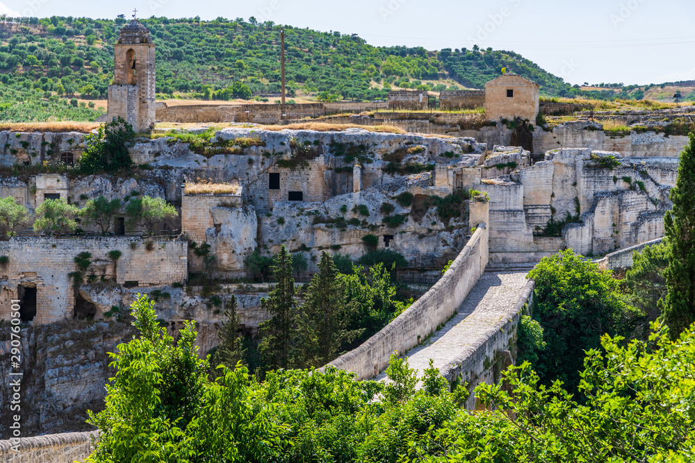 Fototapeta premium 007 No time to die. Gravina in Puglia. Italy