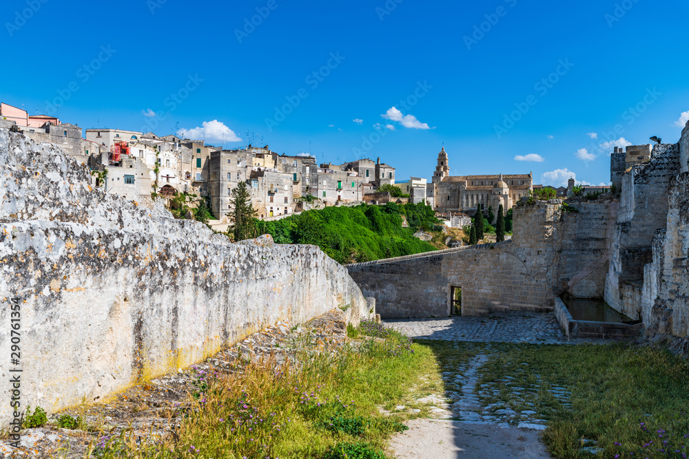 The stone tells. Stone wonder. Gravina in Puglia. Italy