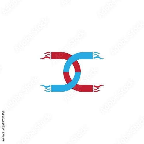 Free Download Magnetism logo template vector illustration - GFXLoad