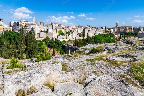 The stone tells. Stone wonder. Gravina in Puglia. Italy