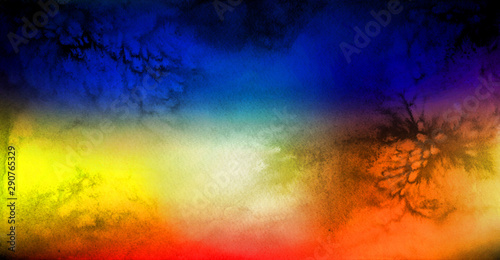 colorful watercolor abstract background image