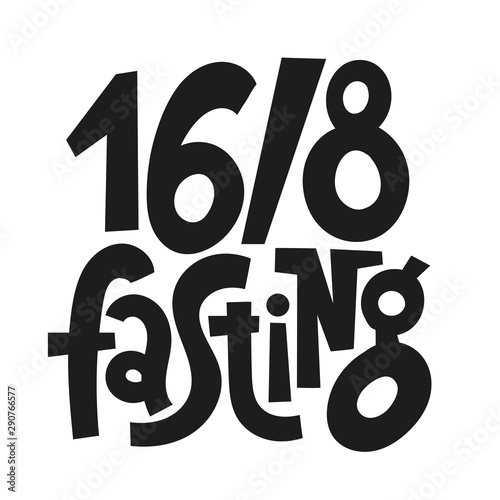 Fasting diet lettering