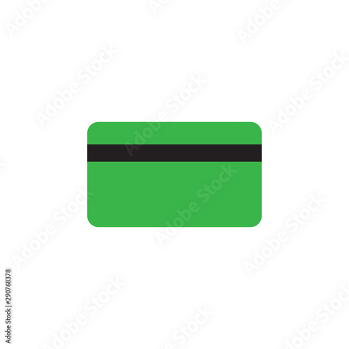 Credit card graphic design template vector isolated