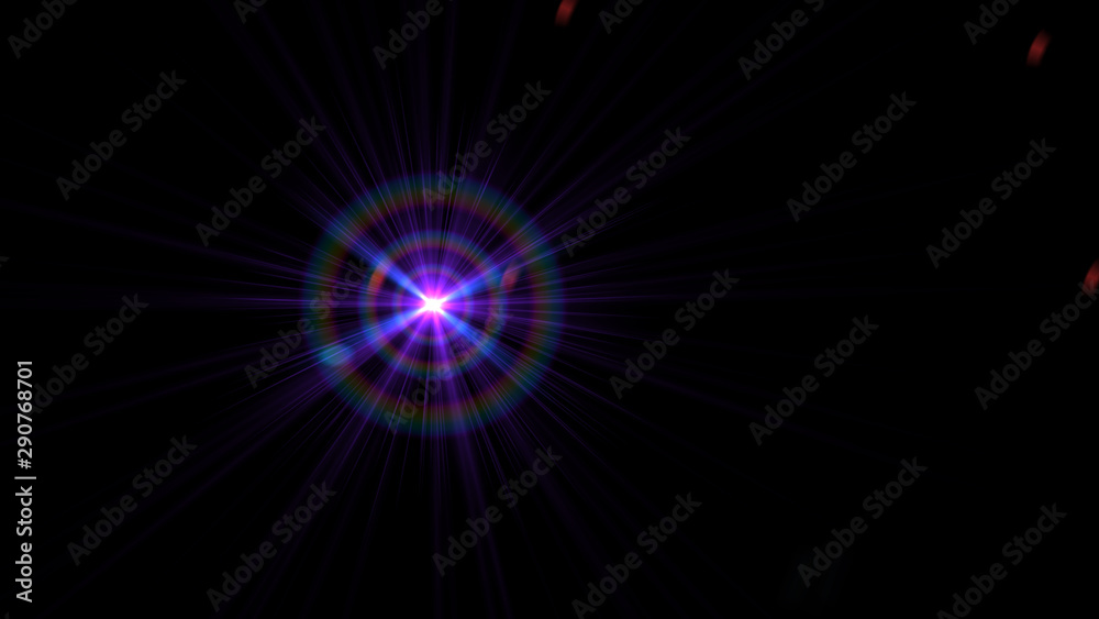 Bright Purple Lens Flare Bright Purple Lens Flare