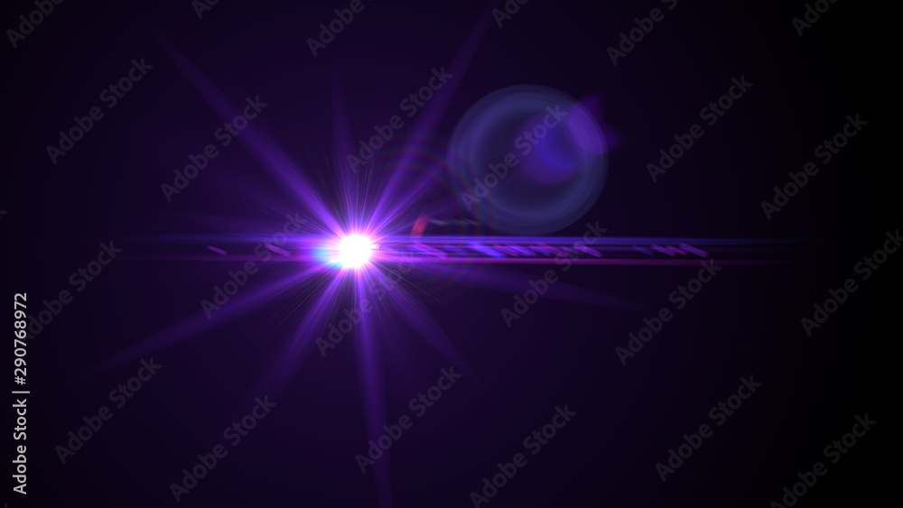 Bright Purple Lens Flare Bright Purple Lens Flare