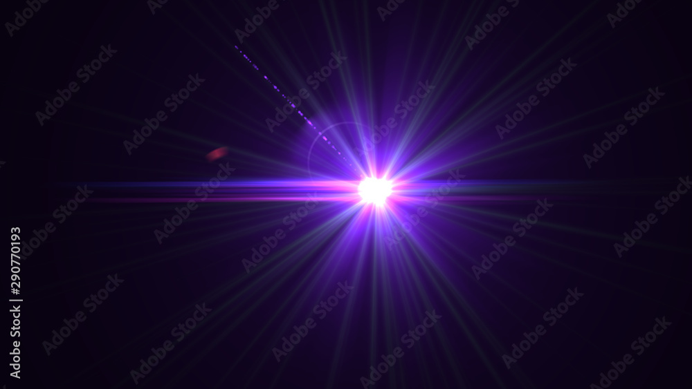 Bright Purple Lens Flare Bright Purple Lens Flare