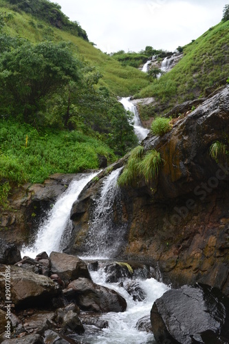 waterfall in the forest, location bhivpuri, maharashtra, India