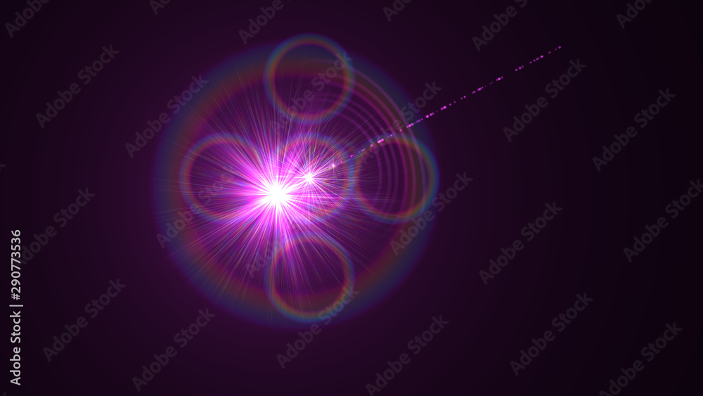 Bright Magenta Lens Flare Bright Magenta Lens Flare