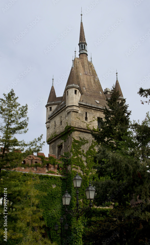 Vajdahunyad Castle in Budapest. Hungary.