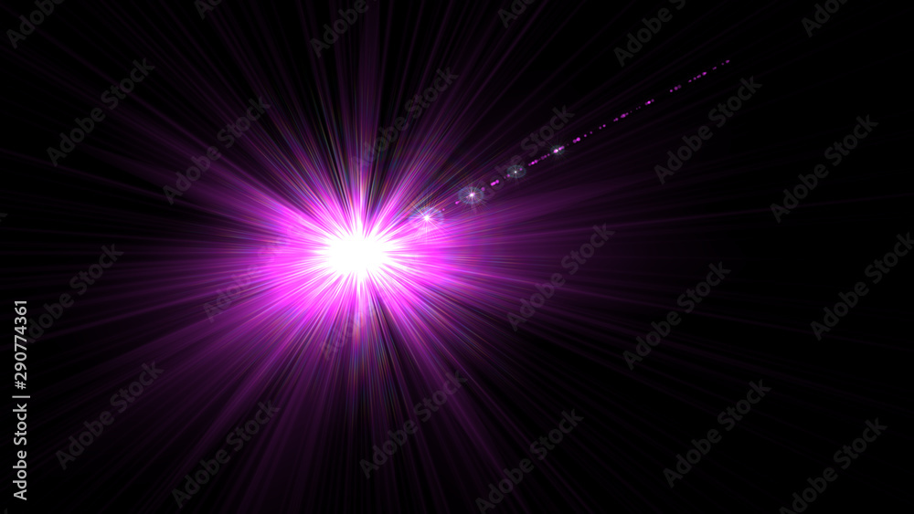Bright Magenta Lens Flare Bright Magenta Lens Flare