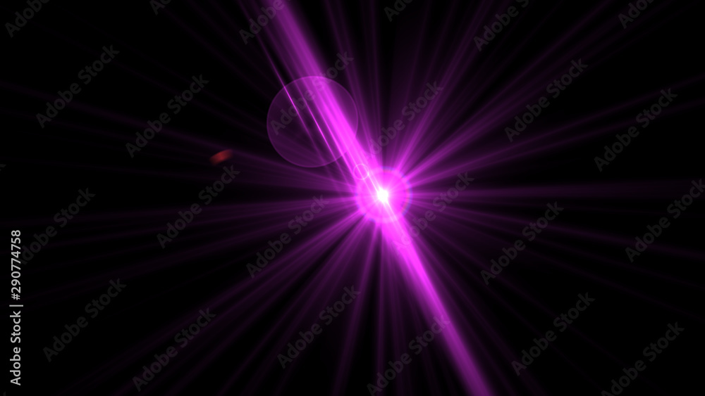 Bright Magenta Lens Flare Bright Magenta Lens Flare
