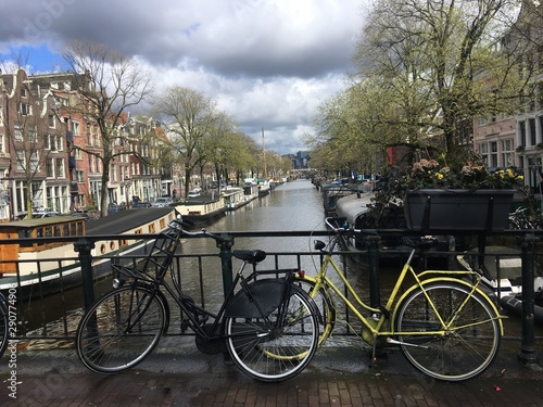 bicycles in amsterdam © lajdaczysko