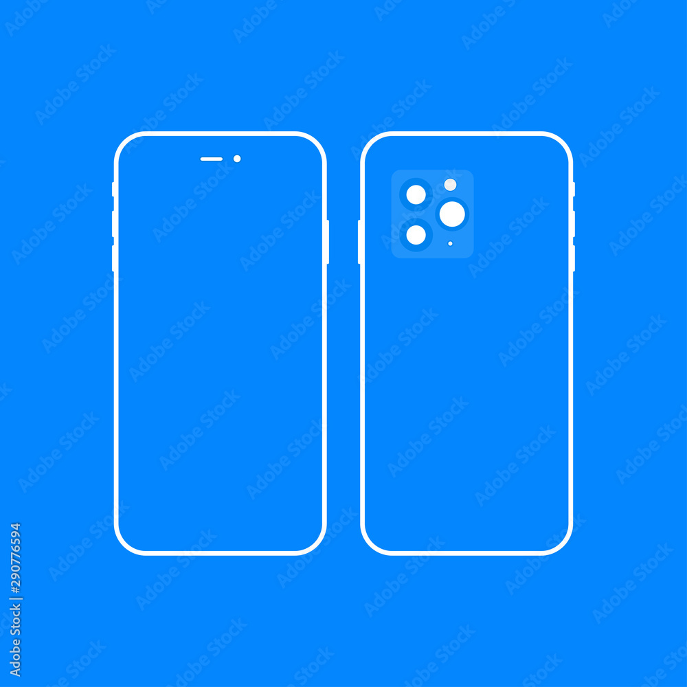 iPhone 11 mockup template vector. New version iPhone mockup. iPhone 11 mockup template vector. New version iPhone mockup.