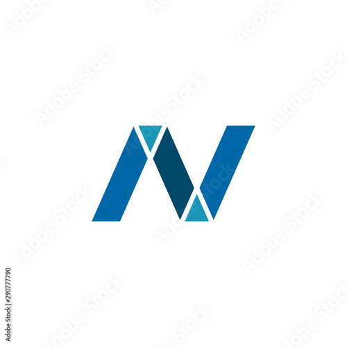 N letter initial logo design vector template Free Download N letter initial logo design vector template - GFXLoad