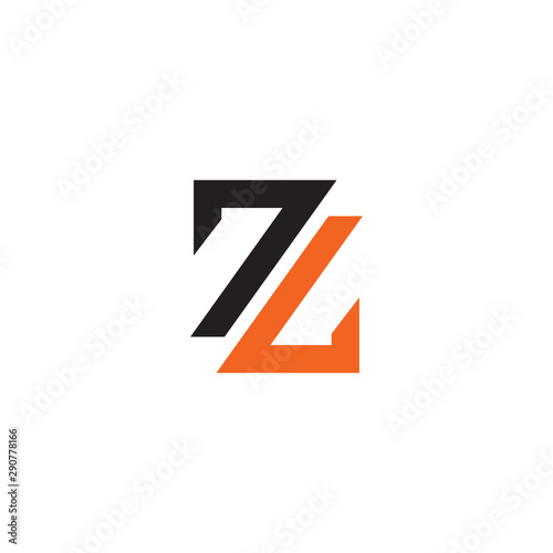 Z letter initial logo design vector template