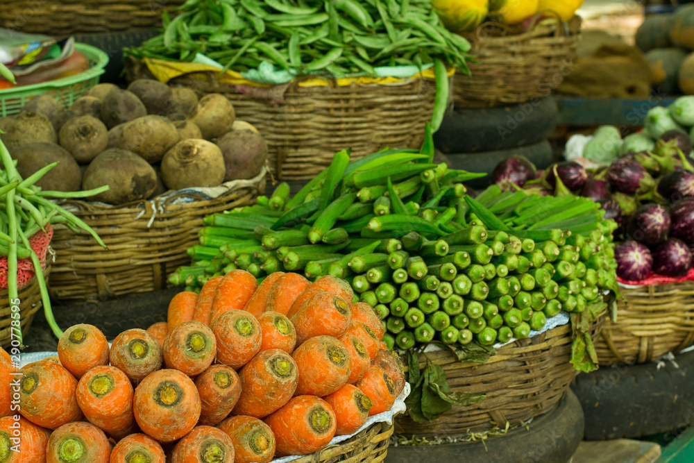 Fresh Vegetables in the Market