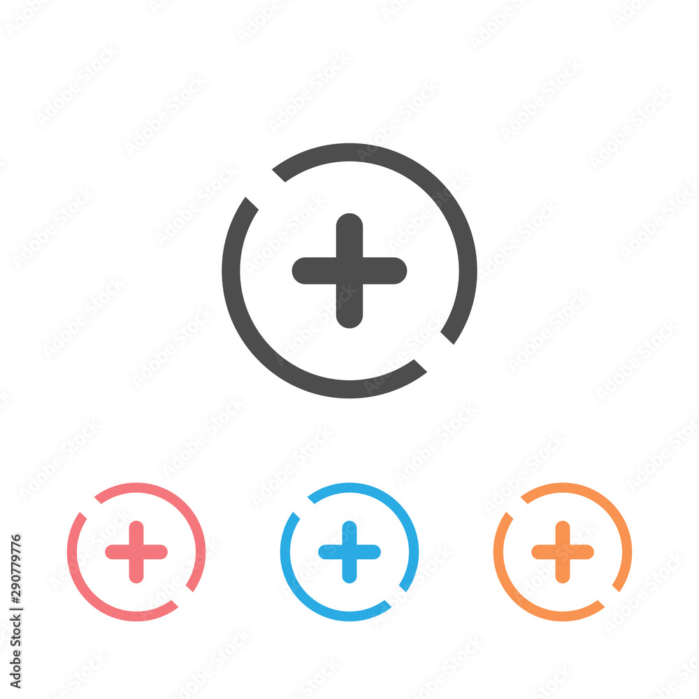 More icon set. read more sign.