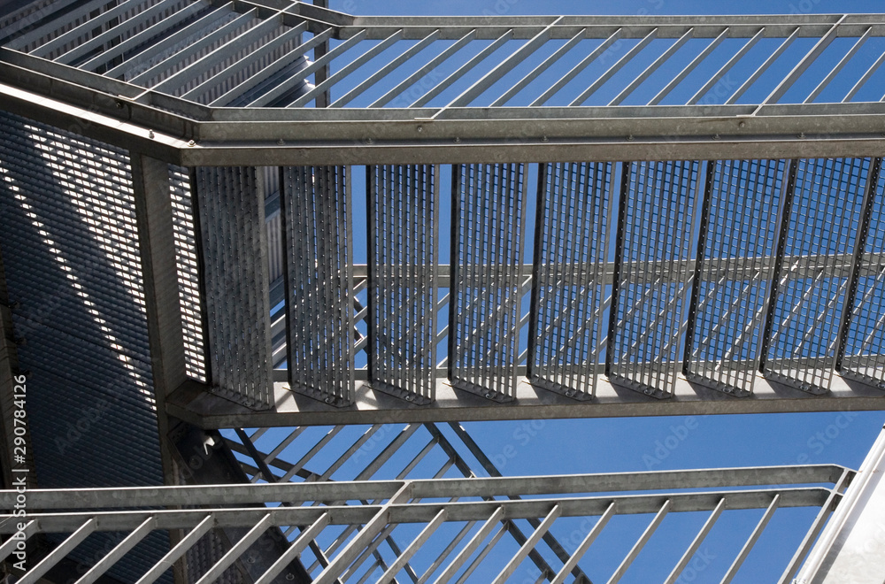 Fototapeta premium Stahltreppe