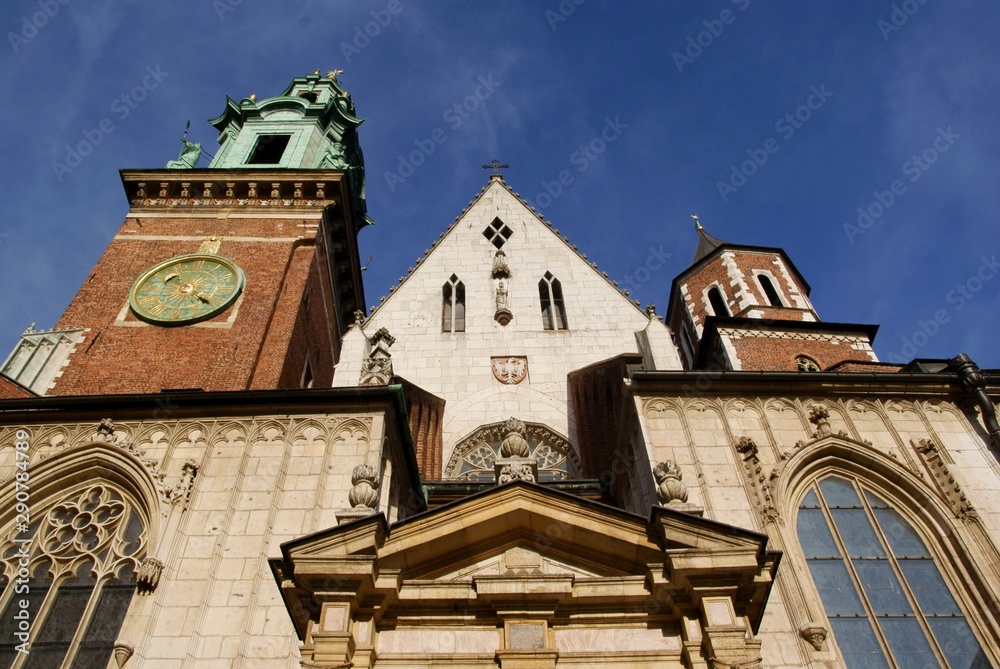 Fototapeta premium view at Wawel Kings' Castle in Krakow