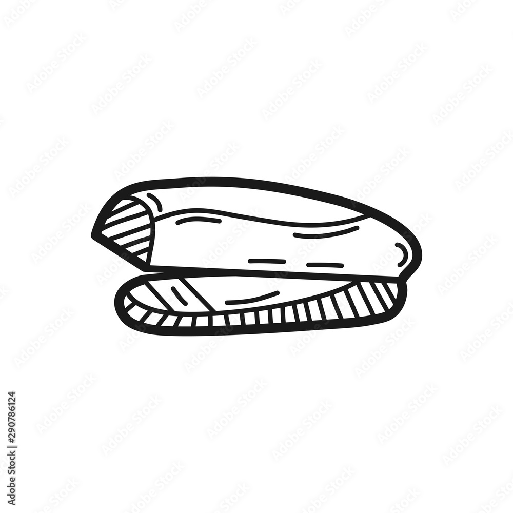 Hand drawn stapler isolated on a white. Vector illustration. Hand drawn stapler isolated on a white. Vector illustration.
