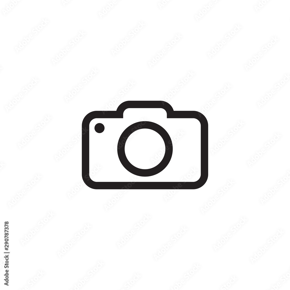 Camera icon logo design vector template for photography activities Camera icon logo design vector template for photography activities