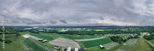 Hemp Farm Aerial Image