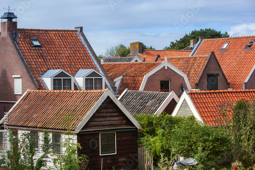 Wallpaper Mural Traditional red tiled roofs in Nieuwpoort in the Netherlands Torontodigital.ca